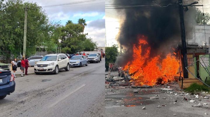 Evacúan a alumnos del Cobat en Nuevo Laredo tras fuerte explosión en la Infonavit