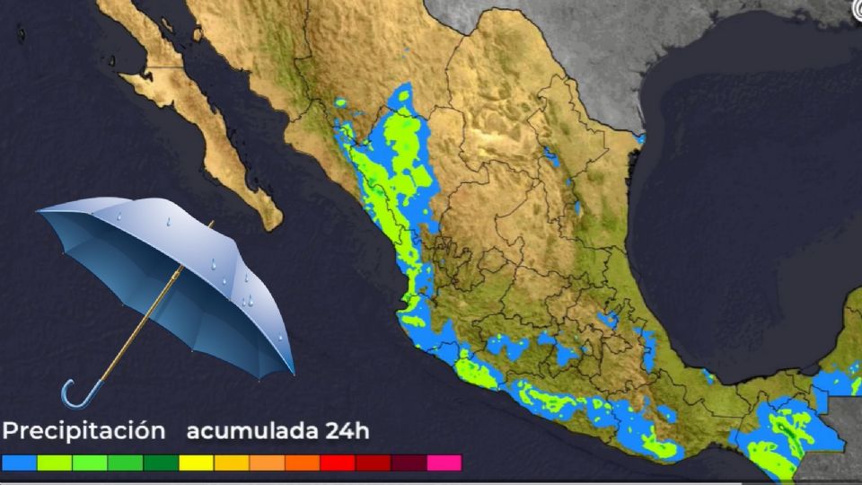 Este jueves 19 de octubre habrá fuertes lluvias, según Conagua