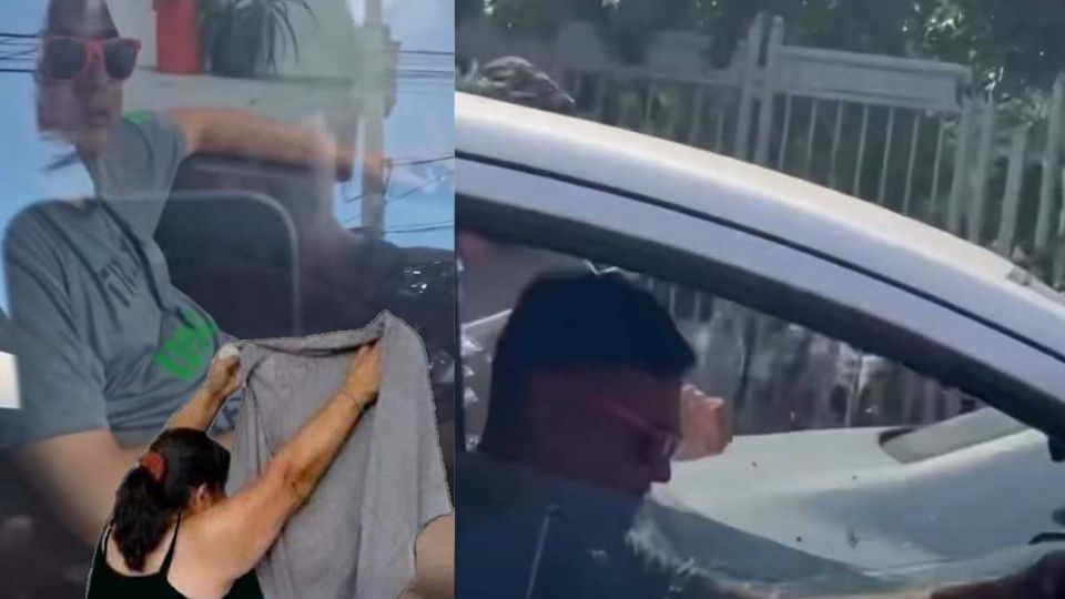 El hombre fue corrido por estudiantes que lo confrontaron