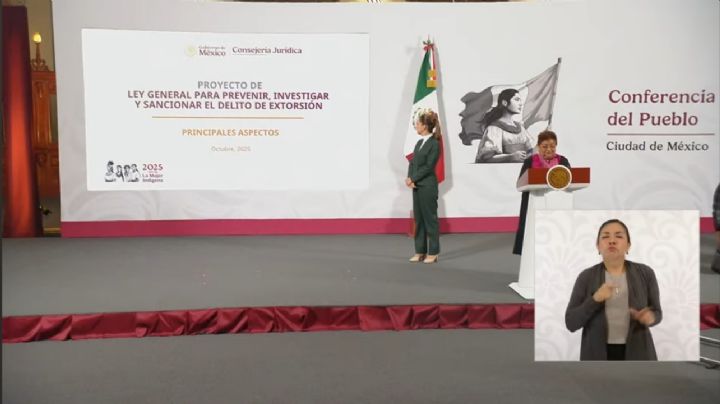 'Delito de extorsión será castigado con hasta 15 años de prisión': Ernestina Godoy