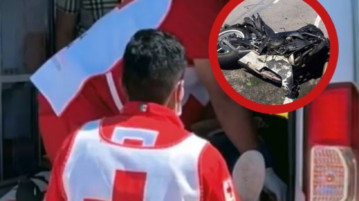 Pareja en moto sufre aparatoso accidente en carretera de Coahuila; su estado es crítico