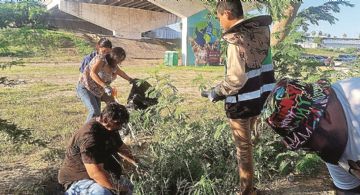 Limpian río Bravo, por salud de todos; retiran desperdicios de las orillas