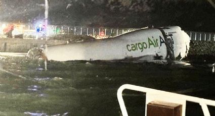 Tragedia en aeropuerto de Hong Kong: avión se despista y cae en el mar; hay muertos y desaparecidos