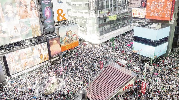 Protesta histórica; millones marchan contra Donald Trump
