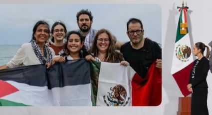 Seis mexicanos detenidos en flotilla hacia Gaza; Sheinbaum exige su repatriación inmediata