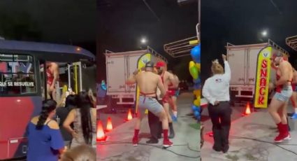 Conductora de camión en Monterrey protagoniza baile con animadores y se vuelve viral | VIDEO