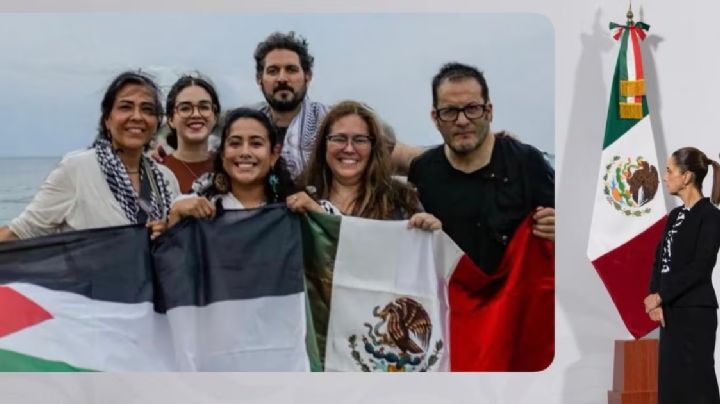 Seis mexicanos detenidos en flotilla hacia Gaza; Sheinbaum exige su repatriación inmediata