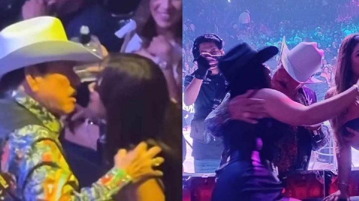 'No me arrepiento de nada': dama que besó a Lalo Mora en Palenque de Nuevo Laredo | VIDEO