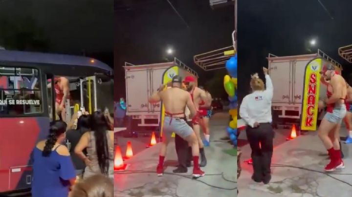 Conductora de camión en Monterrey protagoniza baile con animadores y se vuelve viral | VIDEO
