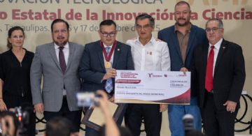 Investigador de la UAT recibe Premio Estatal de Innovación, Ciencia y Tecnología 2025