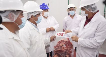 Constata gobernador de Tamaulipas modernización del rastro de la UAT
