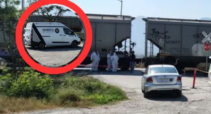Mujer muere tras ser embestida brutalmente por tren en Nuevo León