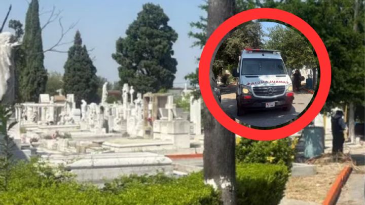 Abuelita cae al fondo de una tumba en panteón; la llevan de urgencia al hospital