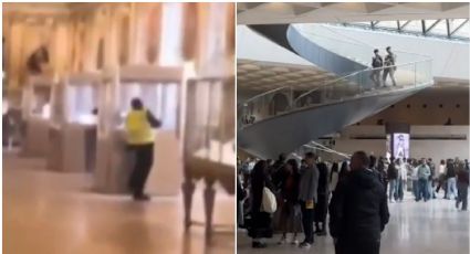 MOMENTO EXACTO del robo en el Museo del Louvre; así operaron los ladrones