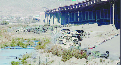 Militariza Donald Trump orillas del río Bravo