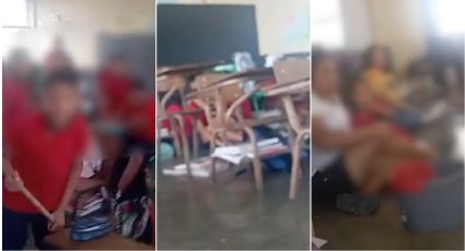 ‘Todos al suelo’: profesores protegen a sus alumnos durante balacera en Monterrey | VIDEO