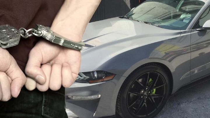 En Laredo, joven es detenido por hacer 'ceritos' con Mustang; quería sorprender a jovencitas