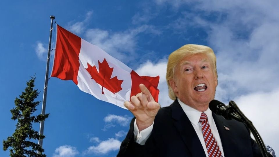 Trump mostró su molestia con Canadá.