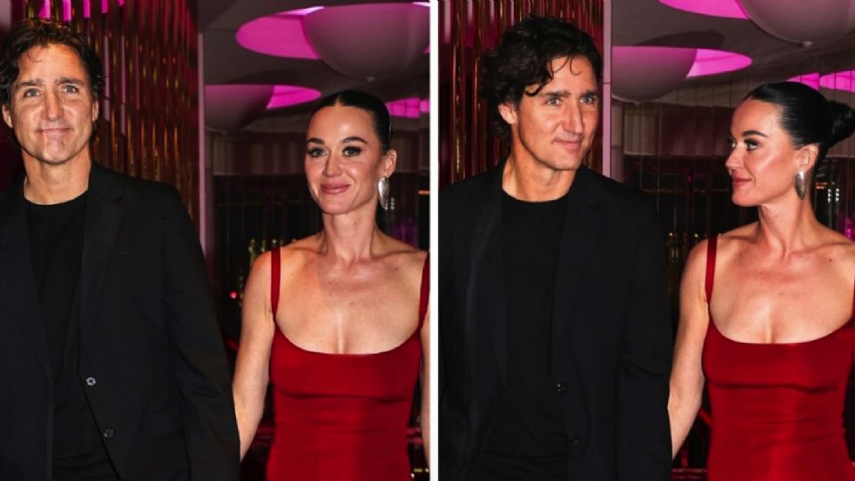 Katy Perry y Justin Trudeau, bien enamorados.