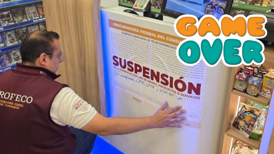 Profeco le da 'game over' a sucursales de tienda de videojuegos