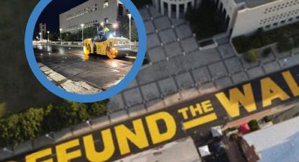 'Sepultan' mural de la calle Victoria en Laredo; así luce desde la madrugada | VIDEO