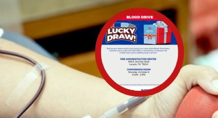 Invitan a participar en campaña de donación de sangre en Laredo
