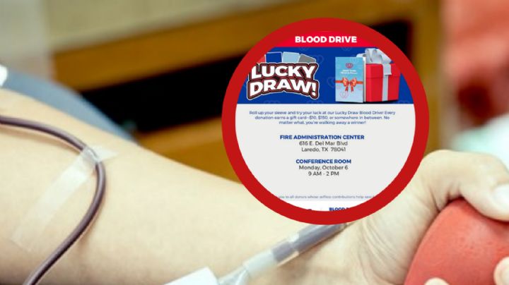 Invitan a participar en campaña de donación de sangre en Laredo