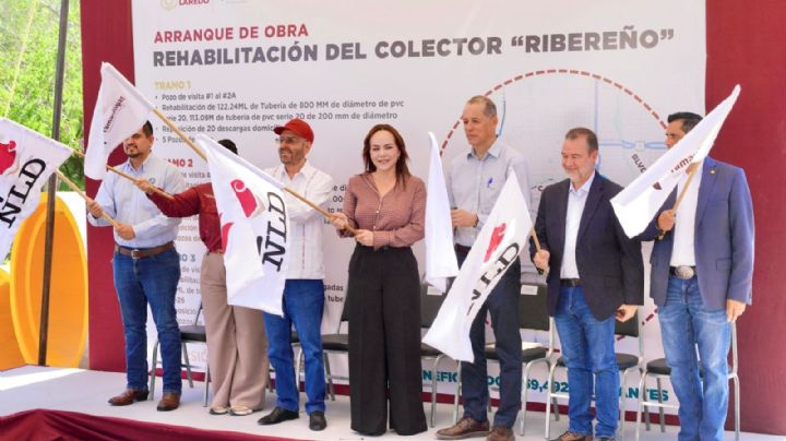 Impulsa Carmen Lilia Canturosas arranque de obras hídricas para Saneamiento de Impacto Binacional