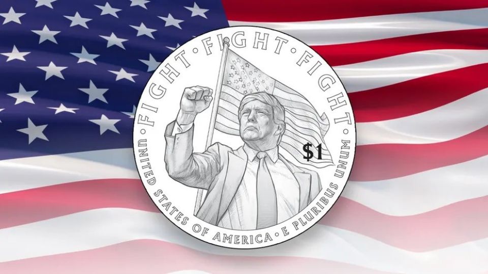 Esta sería la primera vez que un presidente de Estados Unidos, tiene una moneda en su honor estando con vida