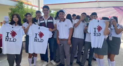 Brigada 'Contacto Joven' llega al COBAT 23; estudiantes se acercan al gobierno de Nuevo Laredo