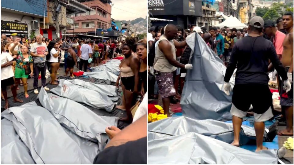 Fotógrafo narra horrores de megaoperativo en Brasil; hay al menos 120 muertos