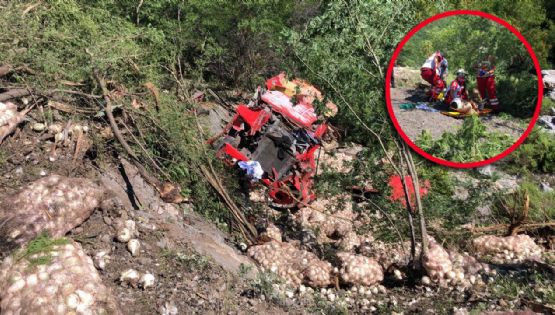 Trailero intoxicado pierde el control y vuelca en la Rumbo Nuevo de Ciudad Victoria