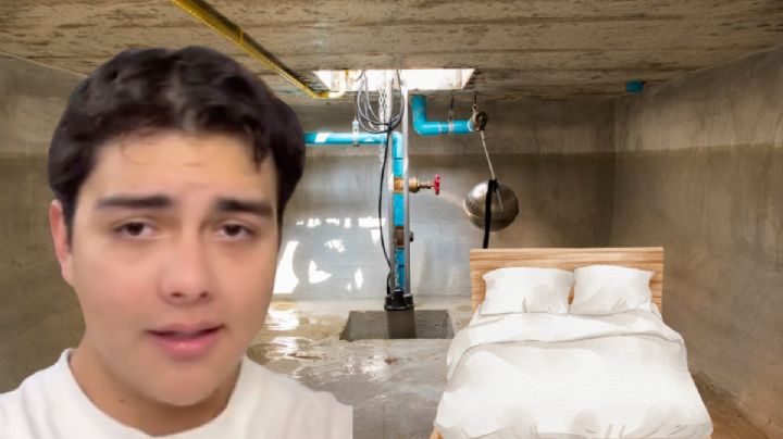 Estudiante presume vivir en una cisterna; se hace viral en redes sociales | VIDEO
