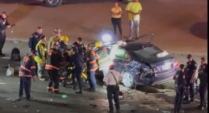 Brutal accidente en Laredo deja a joven muy grave; quedó prensado entre los fierros