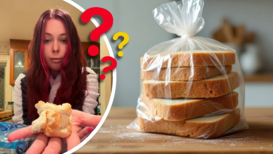 En cientos de videos, los usuarios manipulan rebanadas de pan industrial como si fueran plastilina