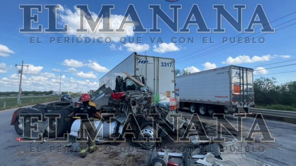 Fuerte accidente en Nuevo Laredo.