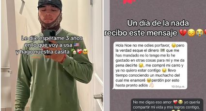 Hombre va a EU a trabajar y construir una casa para su novia; ella lo deja por otro