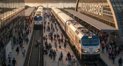 Así se vería el Tren México-Nuevo Laredo en FOTOS, según la Inteligencia Artificial