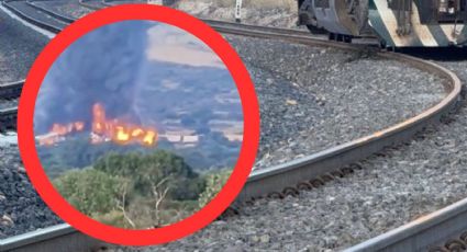 Explotan vagones que transportaban alcohol; columna de humo alcanzó los 12 metros de altura