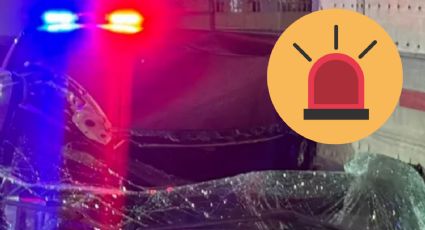 A jovencito se le termina 'la fiesta' tras chocar con tráiler estacionado; terminó en el hospital