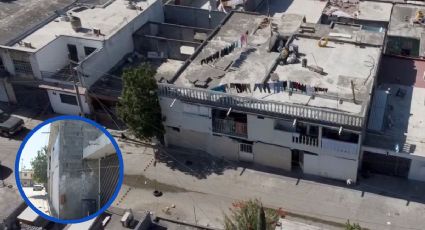 ‘Agandalla’ banqueta para su casa y renta de cuartos; vecinos acusan construcción ilegal y colgada a la luz