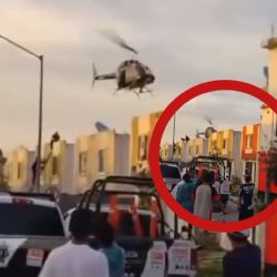 Captura de película: policía se lanza desde un helicóptero para detener a ladrón en NL | VIDEO