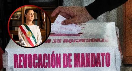 'Hay que analizarla':  Sheinbaum avala propuesta para adelantar la revocación de mandato