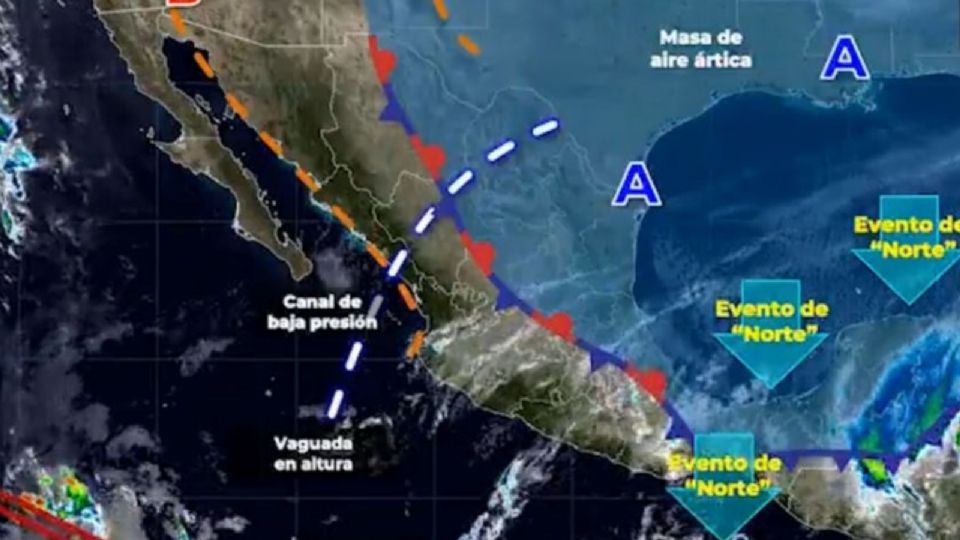 Masa de aire ártico del Frente Frío 13 'congela' a estos estados