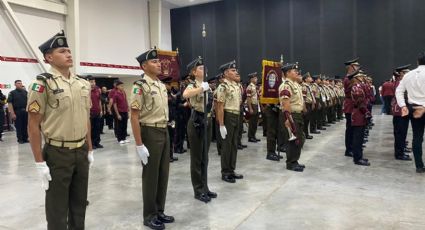 Destaca Bachillerato Militarizado de Reynosa en Nacional de Bandas de Guerra y Escoltas de Bandera