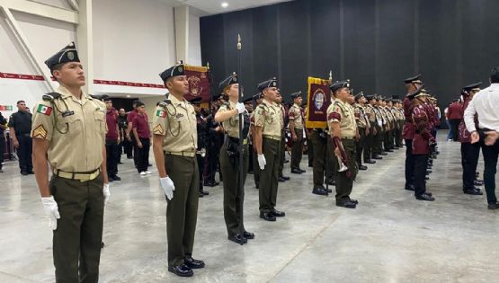 Destaca Bachillerato Militarizado de Reynosa en Nacional de Bandas de Guerra y Escoltas de Bandera
