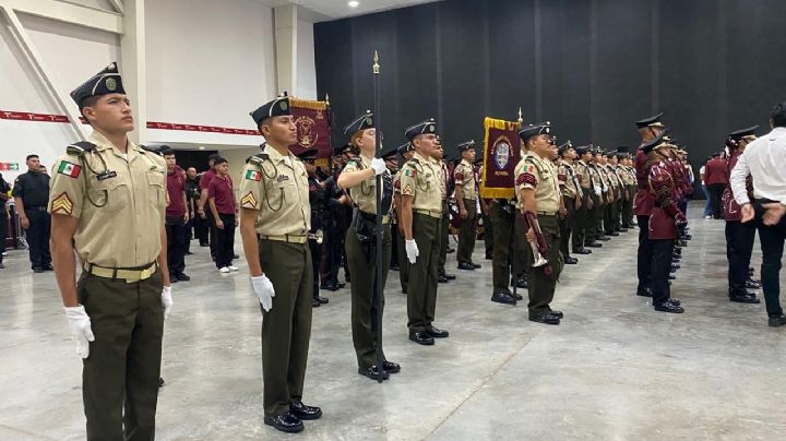 Destaca Bachillerato Militarizado de Reynosa en Nacional de Bandas de Guerra y Escoltas de Bandera