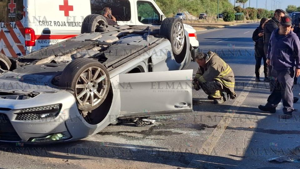 Fuerte accidente en el Bulevar.