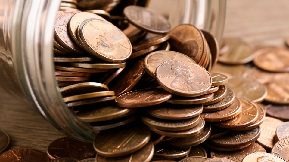 ¿Qué hacer con los montones de pennies?