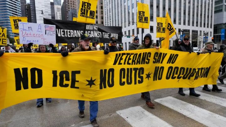 Repudian veteranos la ‘guerra civil’ de Trump